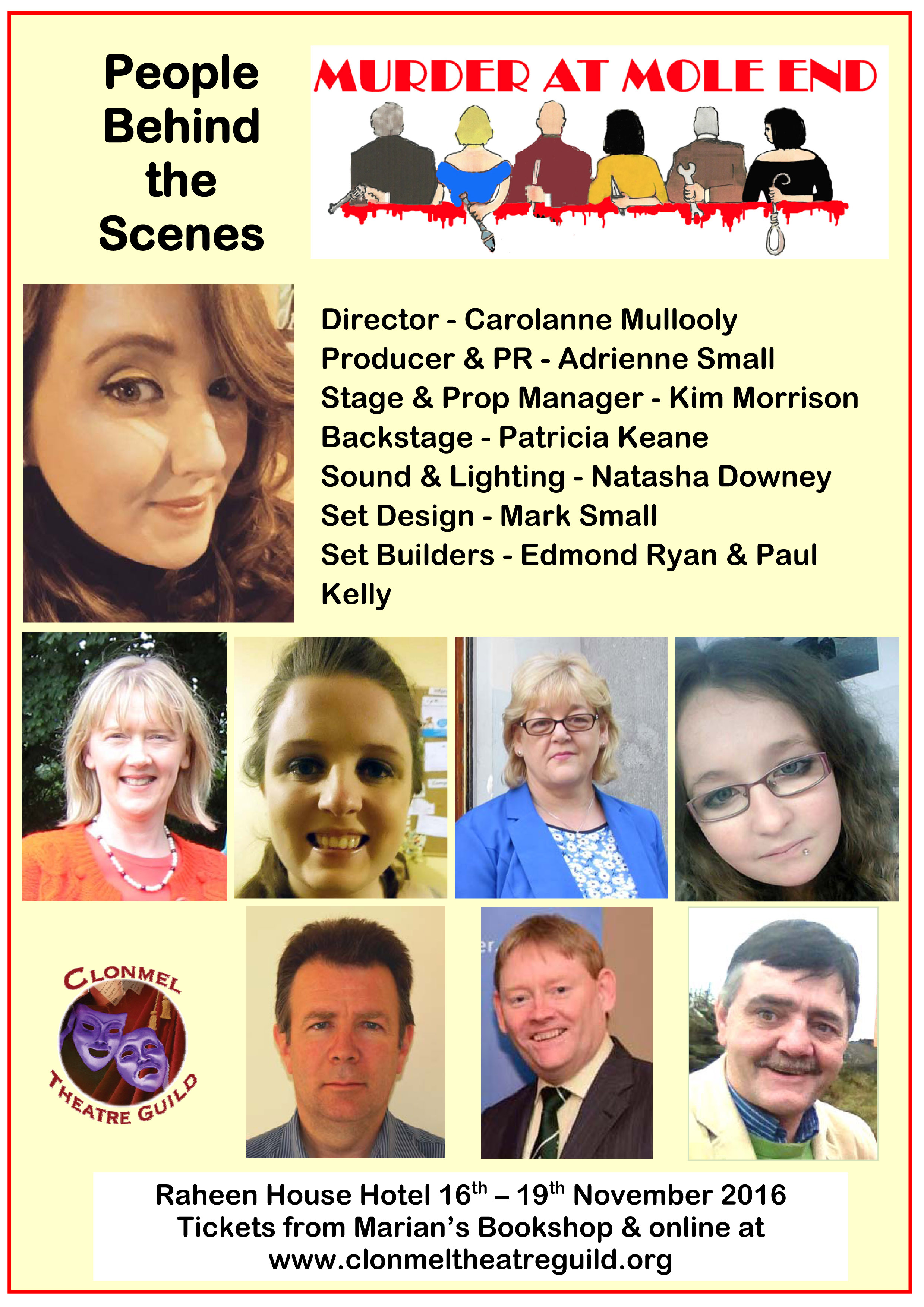 Meet The People Behind The Scenes Clonmel Theatre Guild